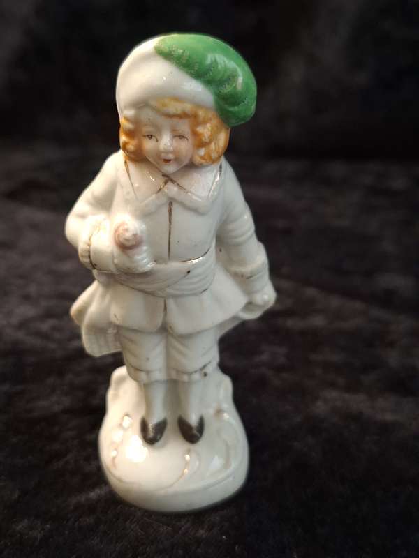 Vintage Miniature Porcelain Figurine.