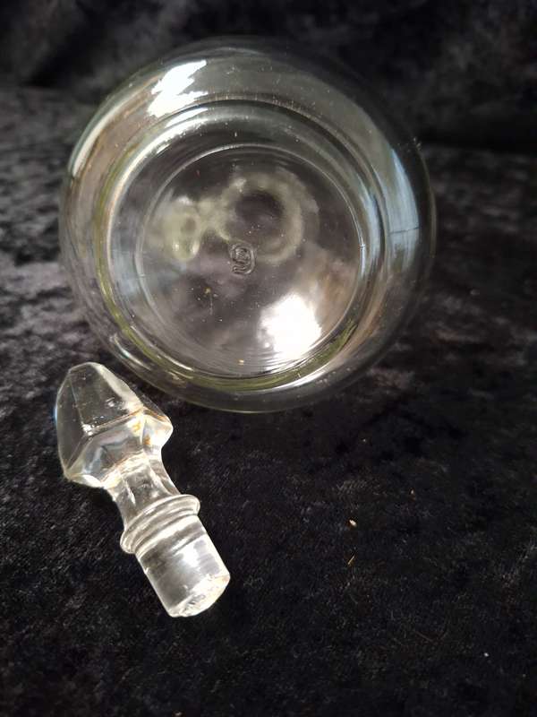 Vintage Pressed Glass Vinaigrette Pitcher.