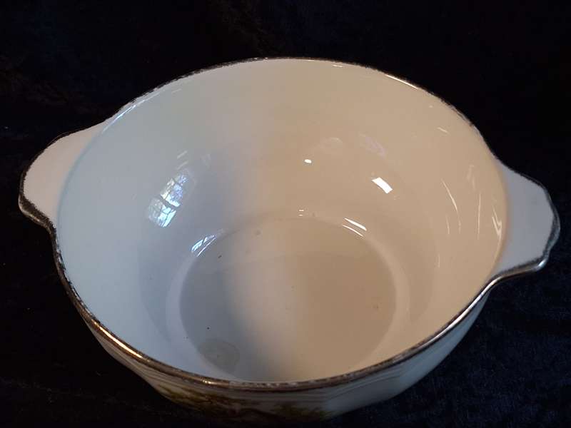 Vintage Alfred Meakin Serving Bowl & Lid - B.