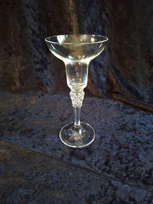 Beautiful Vintage Crystal Candle Holder.