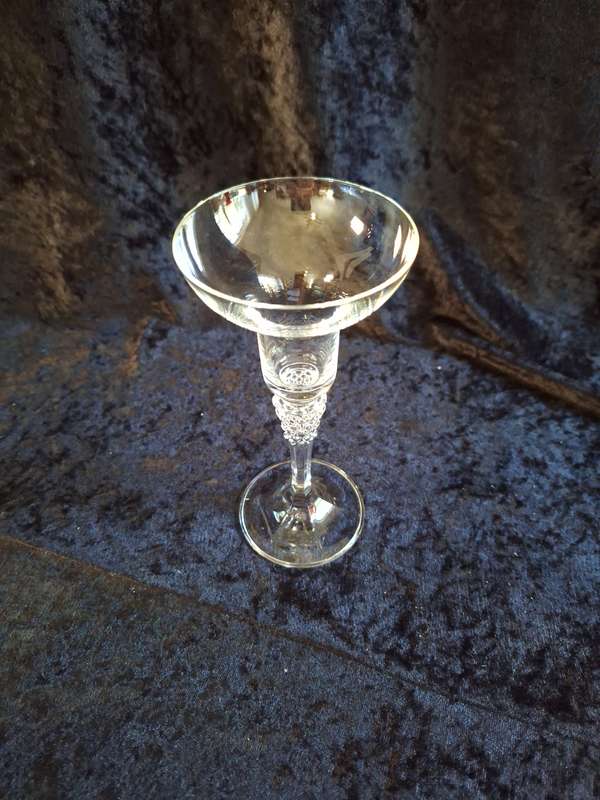 Beautiful Vintage Crystal Candle Holder.