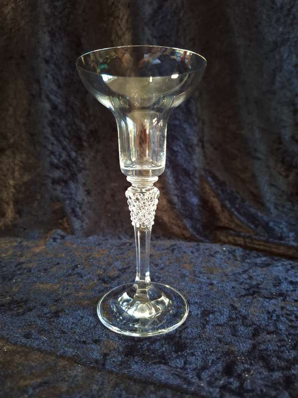 Beautiful Vintage Crystal Candle Holder.