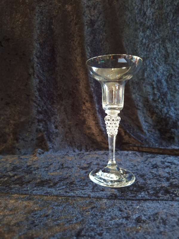 Beautiful Vintage Crystal Candle Holder.