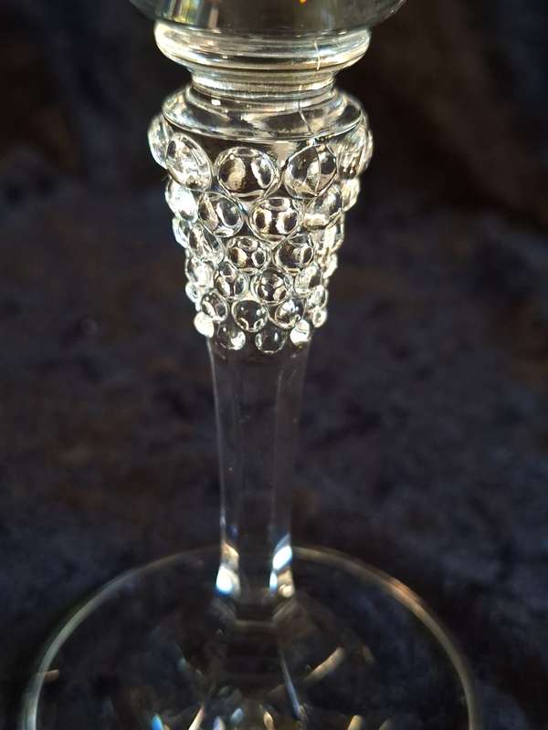 Beautiful Vintage Crystal Candle Holder.