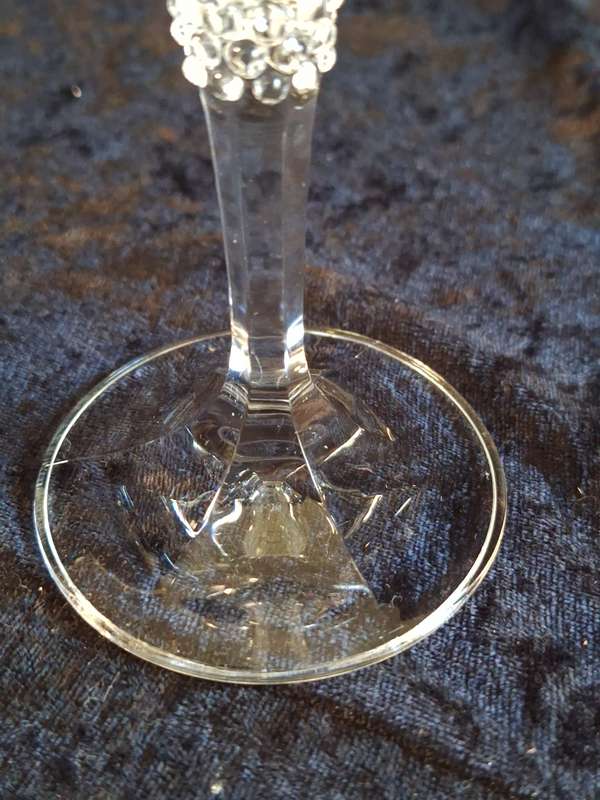 Beautiful Vintage Crystal Candle Holder.