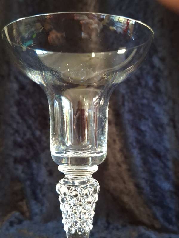 Beautiful Vintage Crystal Candle Holder.