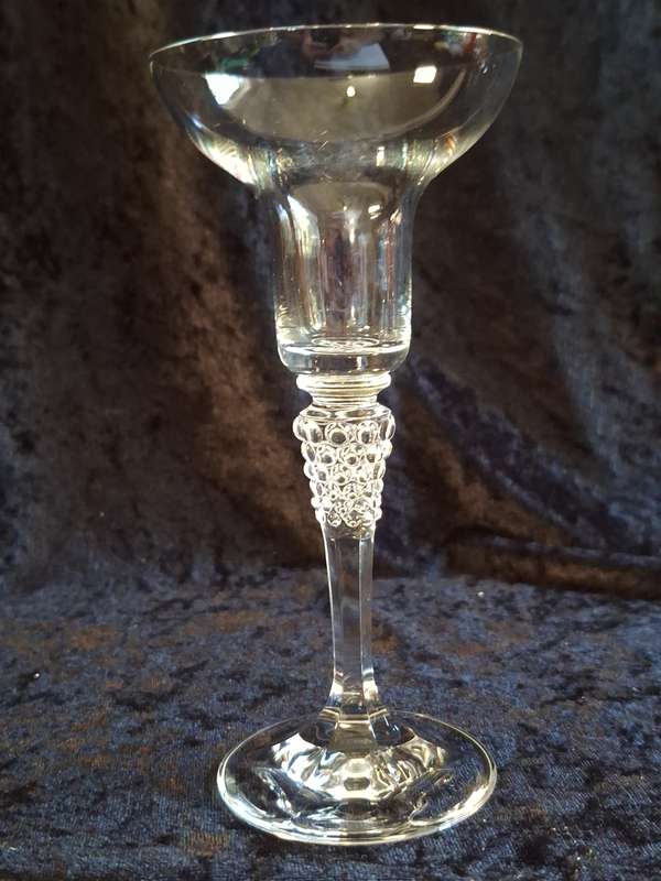 Beautiful Vintage Crystal Candle Holder.