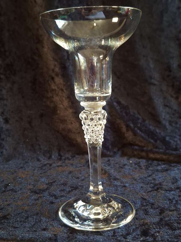Beautiful Vintage Crystal Candle Holder.