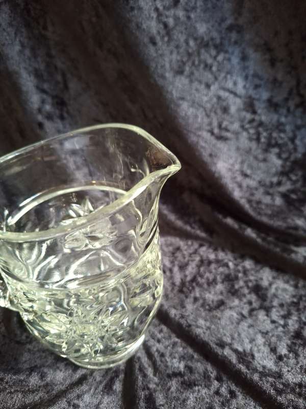 Vintage Cut Glass Jug.