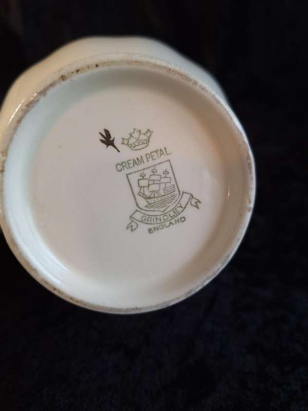 Vintage Grindley Cream Petal Jug