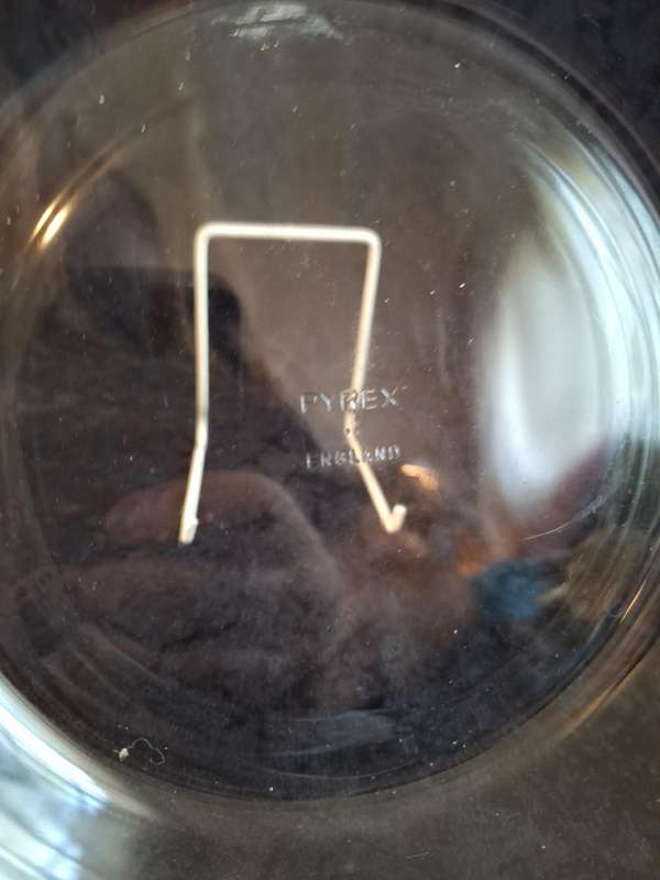 Clear Pyrex Glass Pie Dish -C.