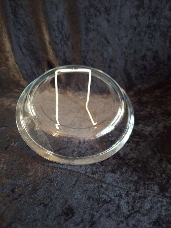 Clear Pyrex Glass Pie Dish -A.