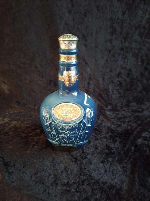 Beautiful Vintage Spode Chivas Whiskey Bottle - (Empty)