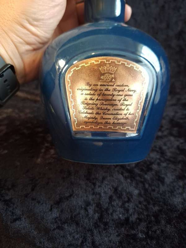 Beautiful Vintage Spode Chivas Whiskey Bottle - (Empty)