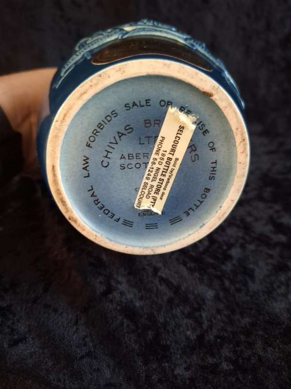 Beautiful Vintage Spode Chivas Whiskey Bottle - (Empty)
