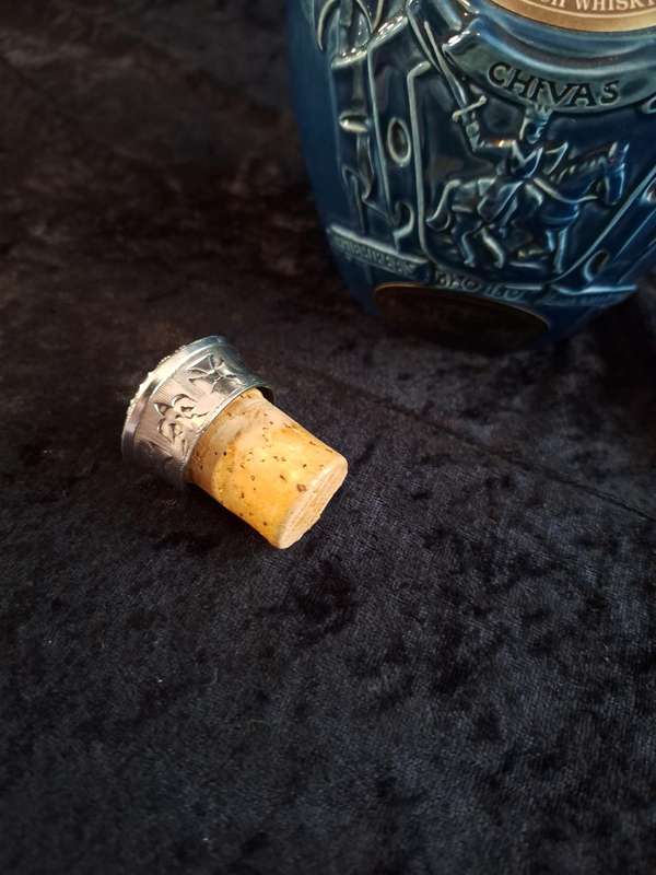 Beautiful Vintage Spode Chivas Whiskey Bottle - (Empty)