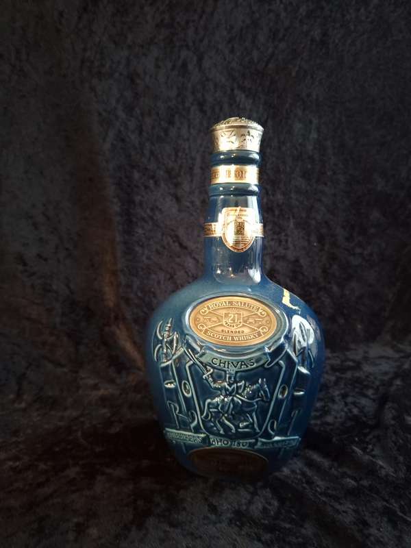 Beautiful Vintage Spode Chivas Whiskey Bottle - (Empty)