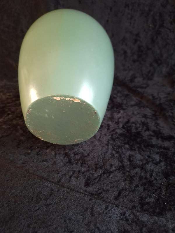Vintage Green Pottery Vase