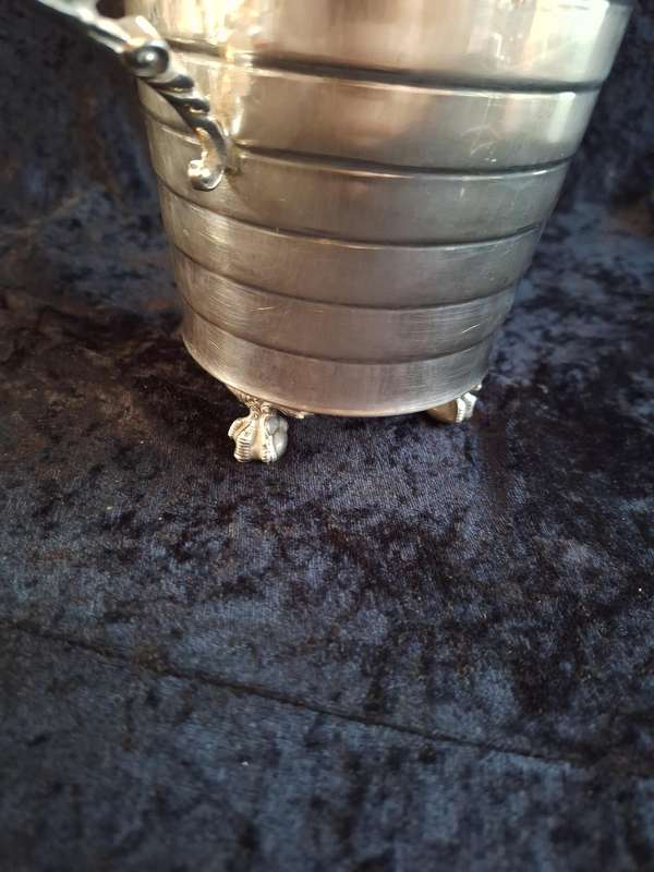 Stunning Vintage Silver Plated Ice Bucket - Serenco.