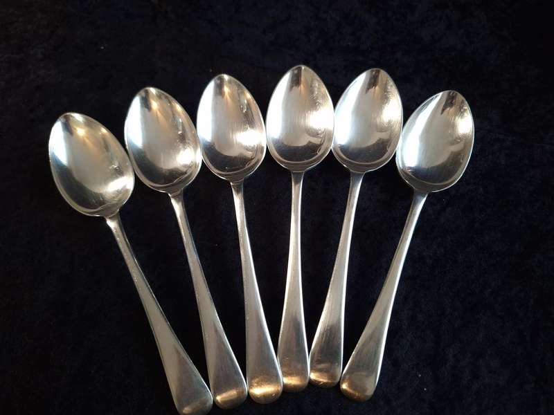 Vintage James Ryals EPNS-A1 Plating Dessert Spoons.