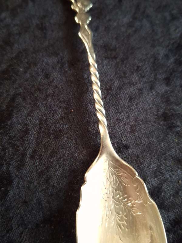 Stunning Antique Silver-Plated Jam Spoon (Late Victorian)