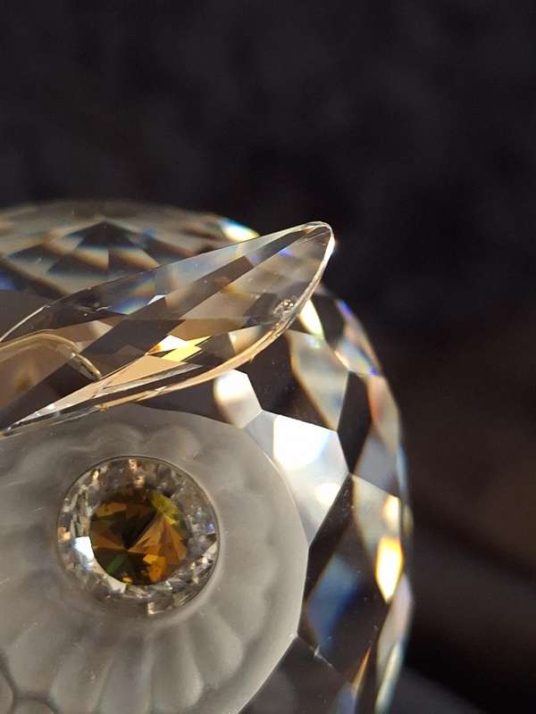 Stunning Vintage Swarovski Crystal Owl