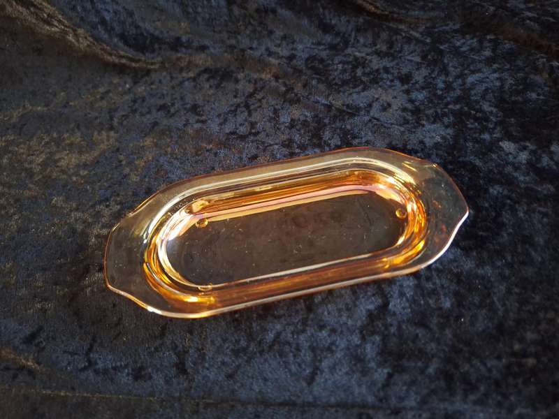 Beautiful Vintage Carnaval Glass Butterdish.