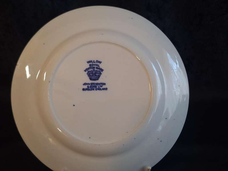 Vintage Willow Royal Venton Ware Trio - D.