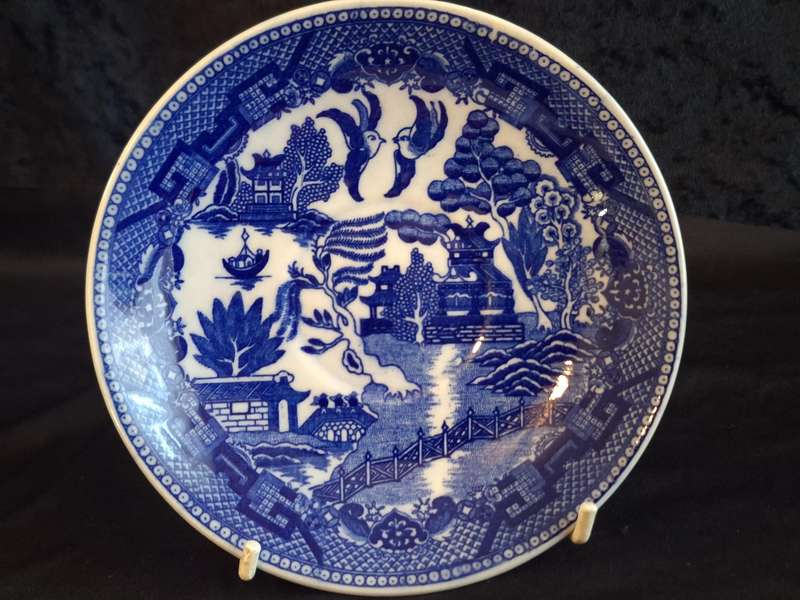 Vintage Willow Royal Venton Ware Duo