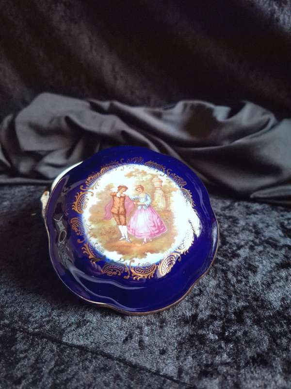 Beautiful Vintage Limoges France Dressing Table Trinket.