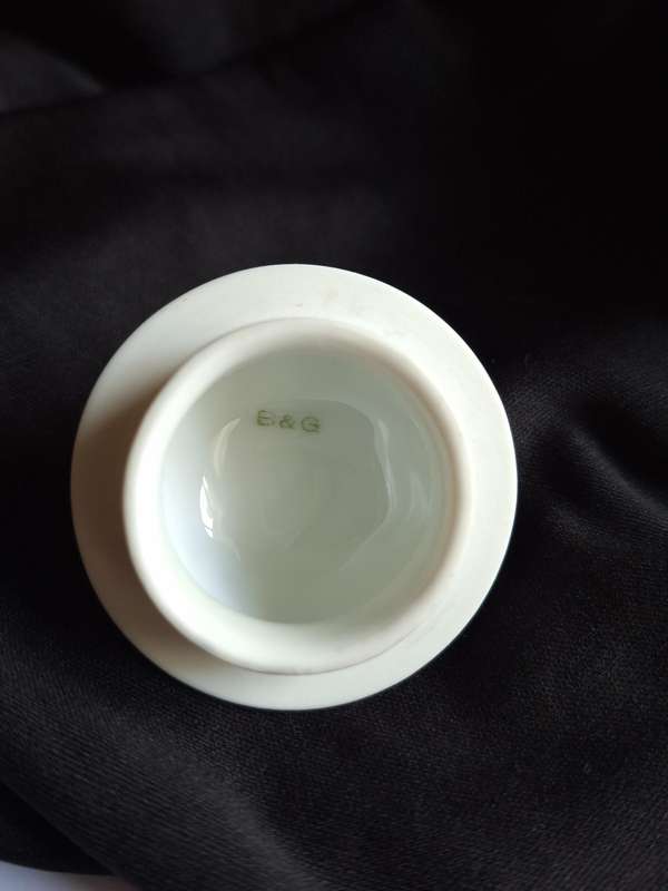Stunning Vintage B & G Copenhagen Porcelain Tea Caddy (Sophus Barendsen)