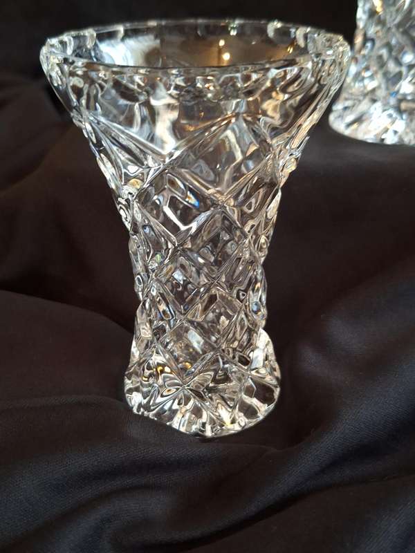 Vintage Set of Tritschler Winterhalder Crystal Vases.