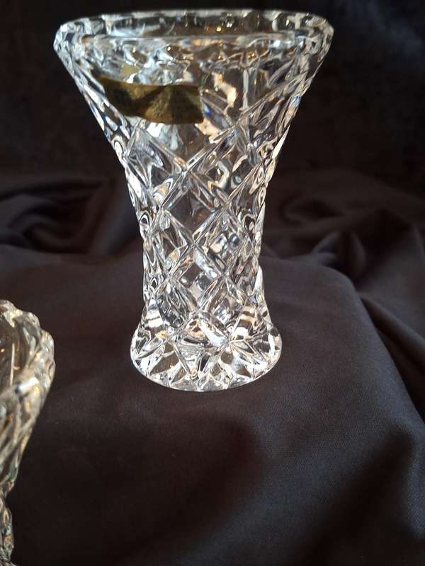 Vintage Set of Tritschler Winterhalder Crystal Vases.