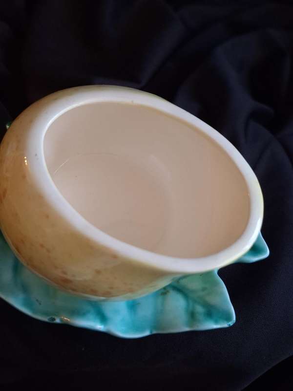 Stunning Vintage Italian Ceramic Pear Jam Pot.