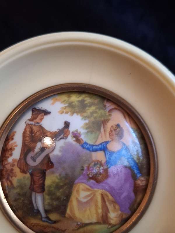 Beautiful Vintage Limoges France Wall Art.