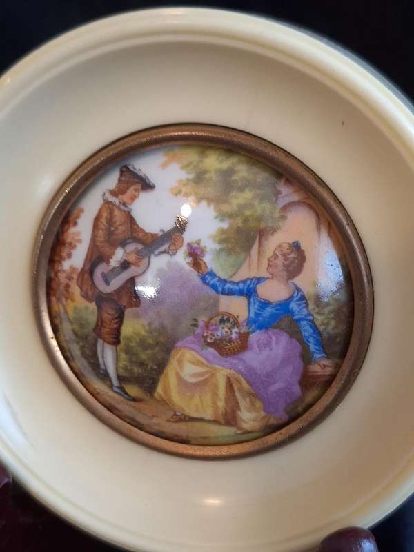 Beautiful Vintage Limoges France Wall Art.