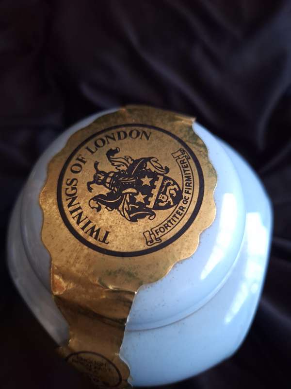 Beautiful Vintage John Constable - Made Especially for R. Twinings & Co. Ltd. - Ceramic Tea Caddy.