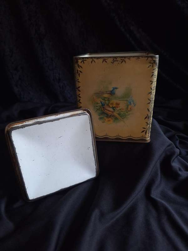 Vintage Tea Caddy Tin