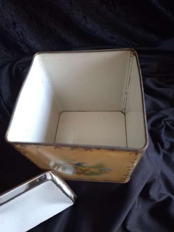 Vintage Tea Caddy Tin