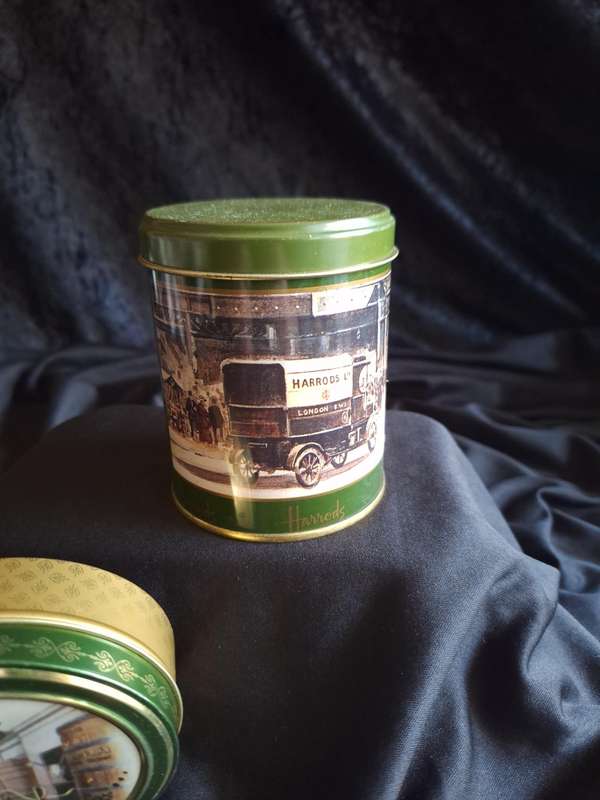 Set of Vintage Styled Harrods Tins