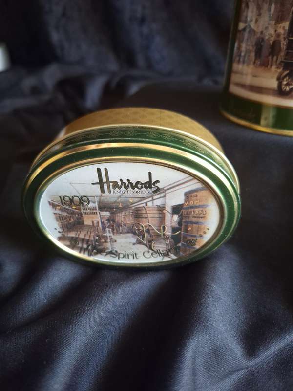 Set of Vintage Styled Harrods Tins