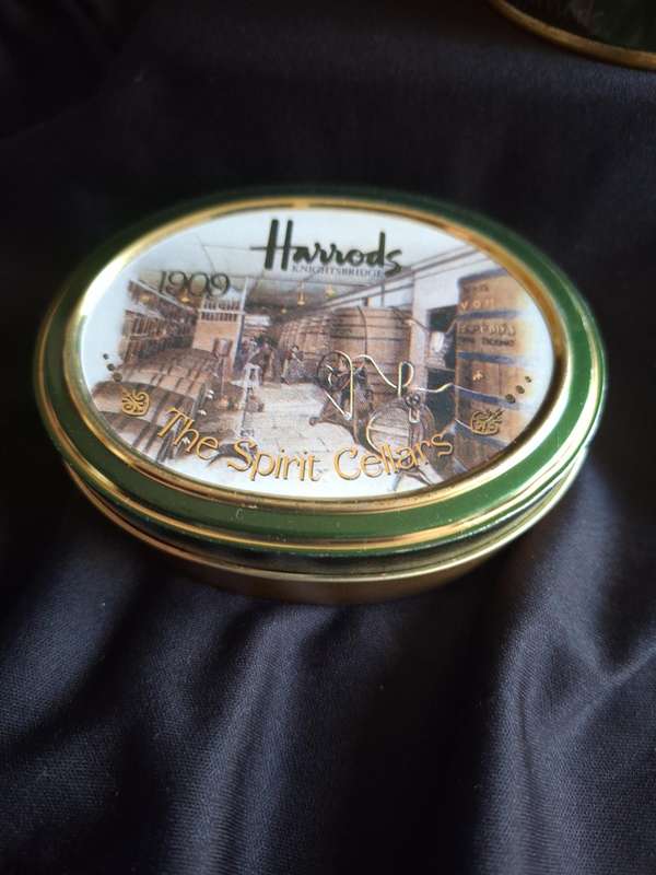 Set of Vintage Styled Harrods Tins