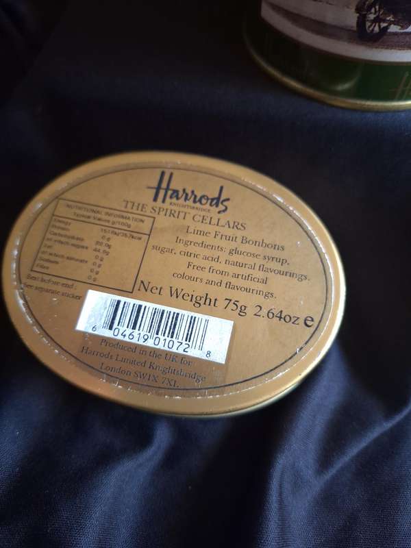 Set of Vintage Styled Harrods Tins