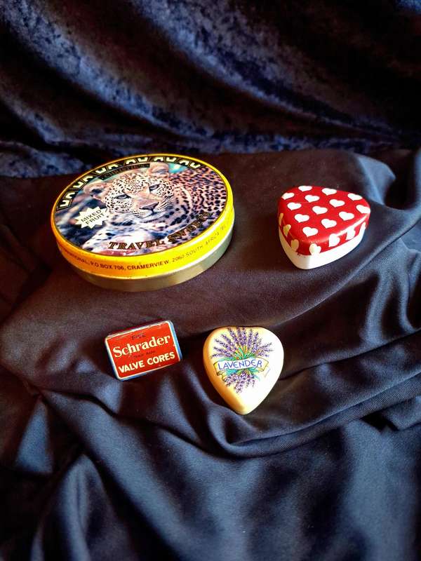 Vintage Lot of small Tins