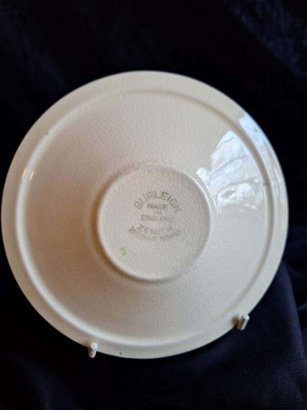 Stunning Antique Hand Painted Burleigh Ware (Art-Deco) Saucer - A.