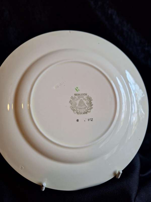 Stunning Antique Hand Painted Burleigh Ware (Art-Deco) Plate - B.
