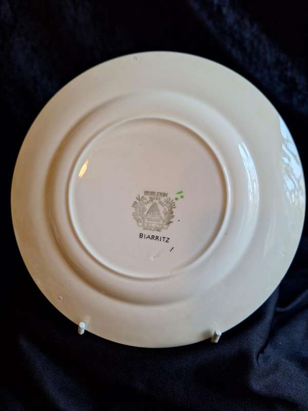 Stunning Antique Hand Painted Burleigh Ware (Art-Deco) Plate - C.