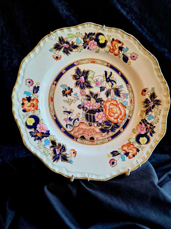 Vintage Mason's Ironstone Mandarin Wall Plate.