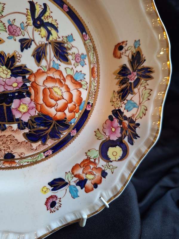 Vintage Mason's Ironstone Mandarin Wall Plate.