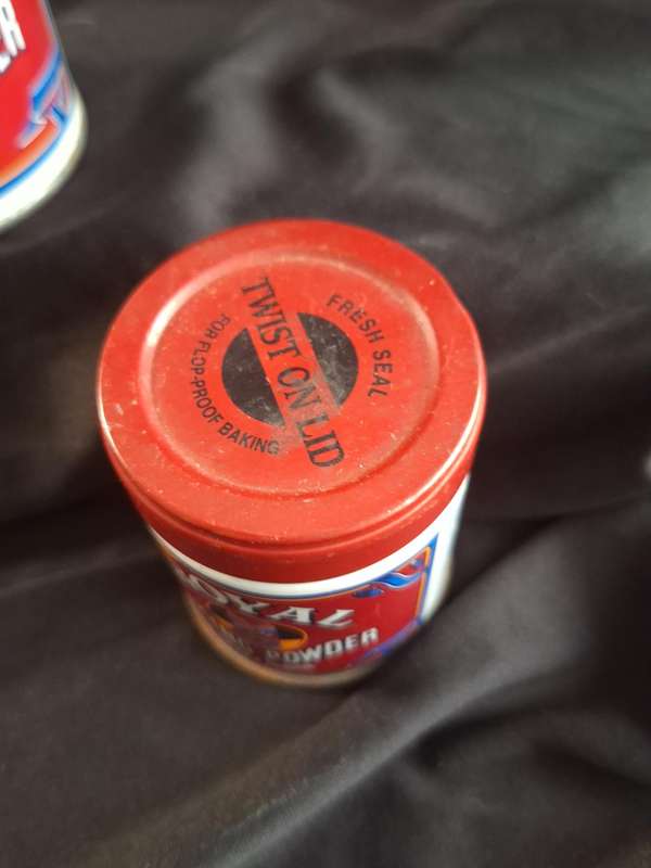 Vintage Royal Baking Powder Tin set
